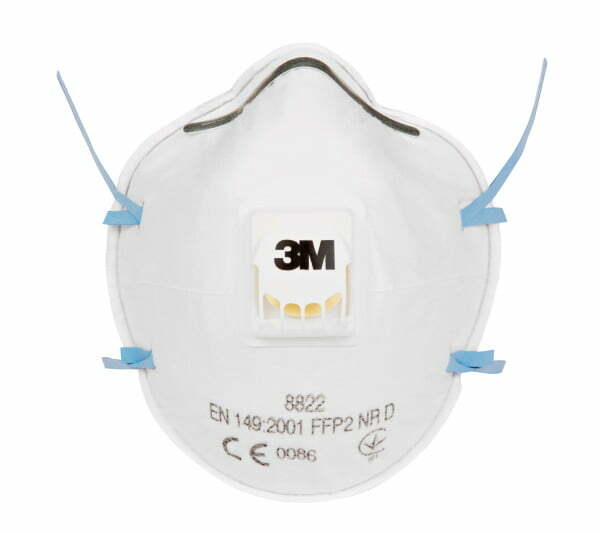 Masca de protectie, 3M 8822 cu supapa si protectie respiratorie FFP2 2