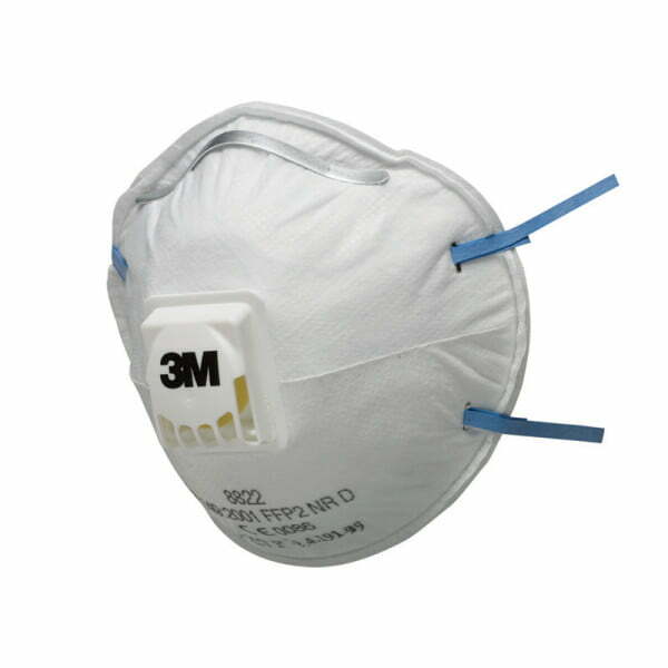 Masca de protectie, 3M 8822 cu supapa si protectie respiratorie FFP2