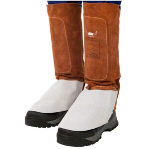 Jambiere piele Lava Brown (pereche) 36cm