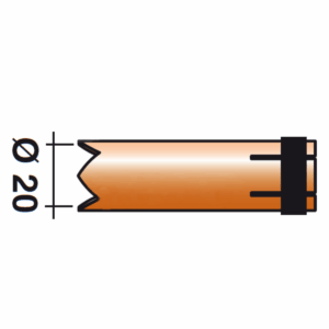 Duza gaz pentru sudare in puncte D=Ø 20mm