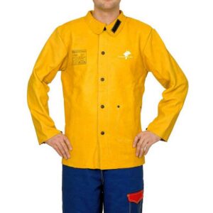 Jacheta piele sagrinata Golden Brown