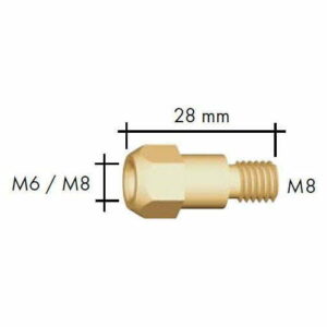 Portduza M6/M8 L=28 mm