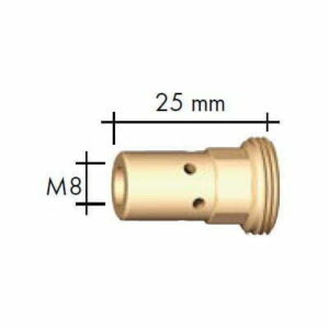 Portduza M8/M10x1 L=25 mm