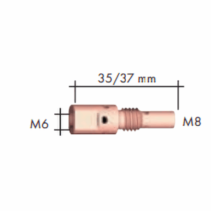 Portduza gaz/Portduza curent M8/M6